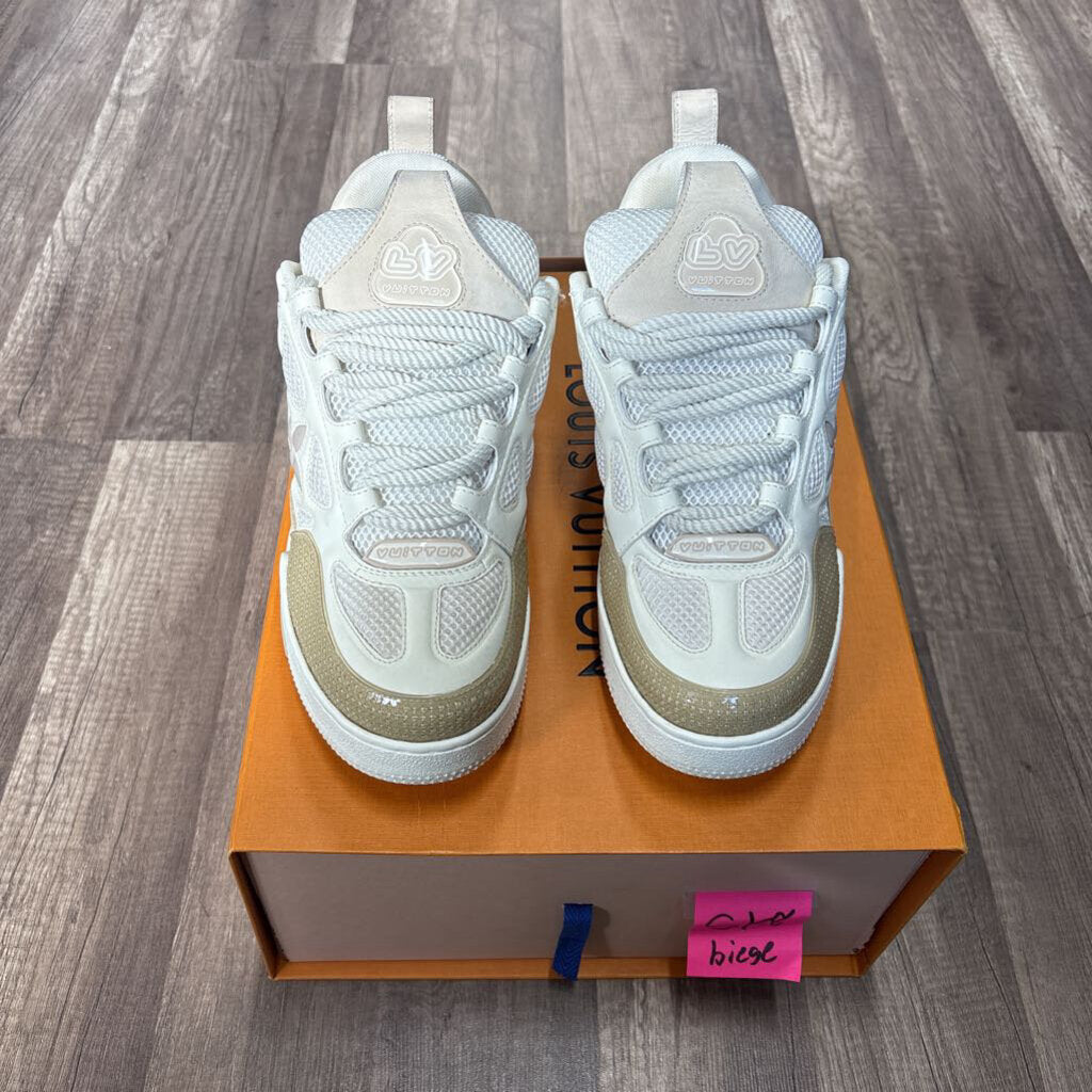 LV Louis Vuitton skate beige