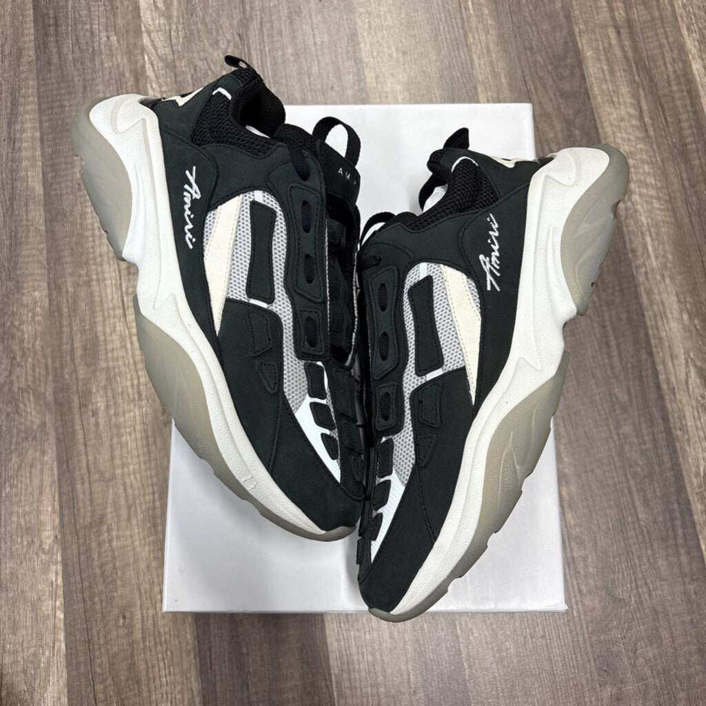 Amiri bone runner black white