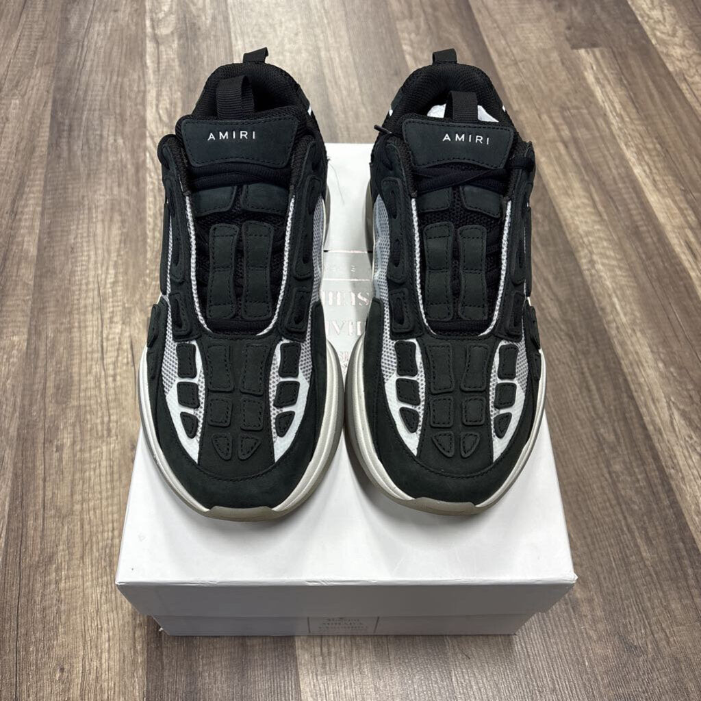 Amiri bone runner black white