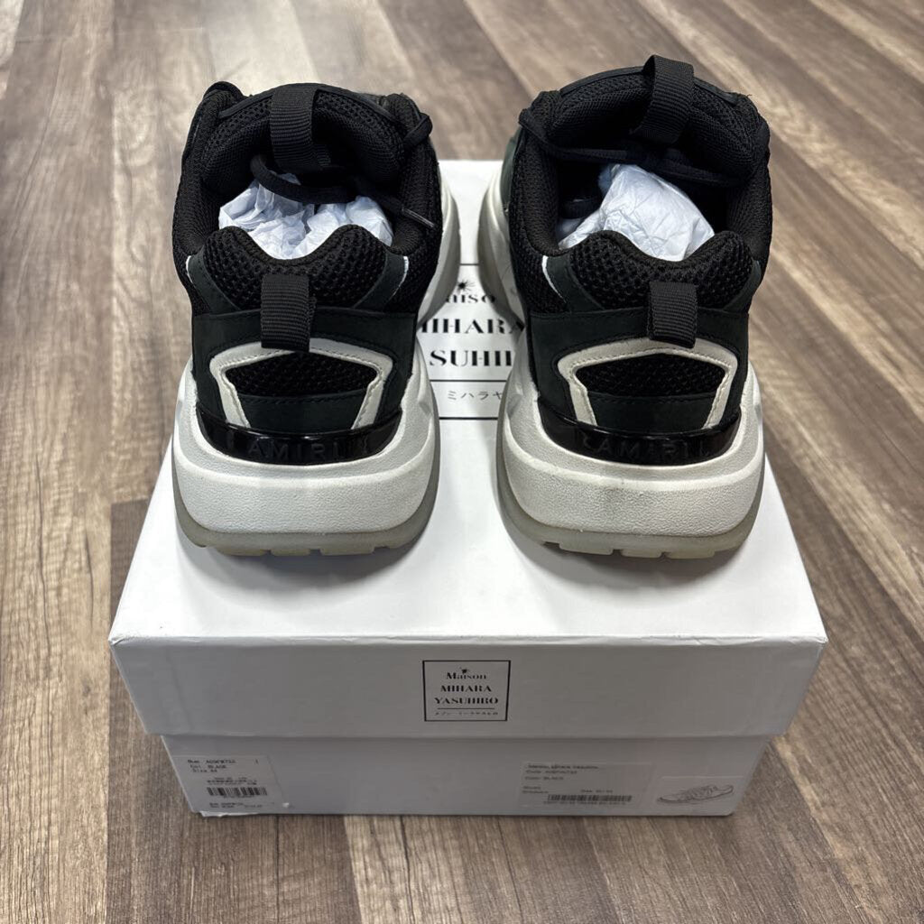 Amiri bone runner black white