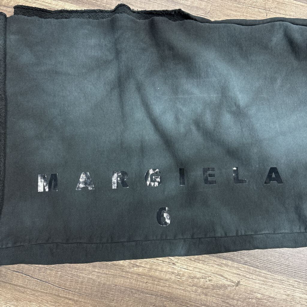 Maison Margiela flare sweatpants grey black