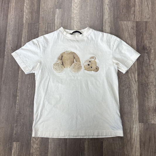 palm angels teddy bear shirt biege