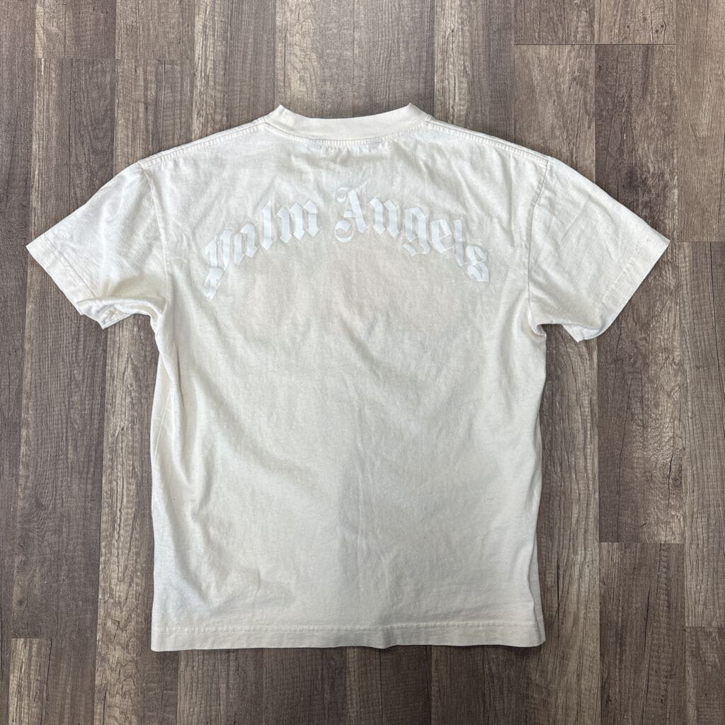 palm angels teddy bear shirt biege