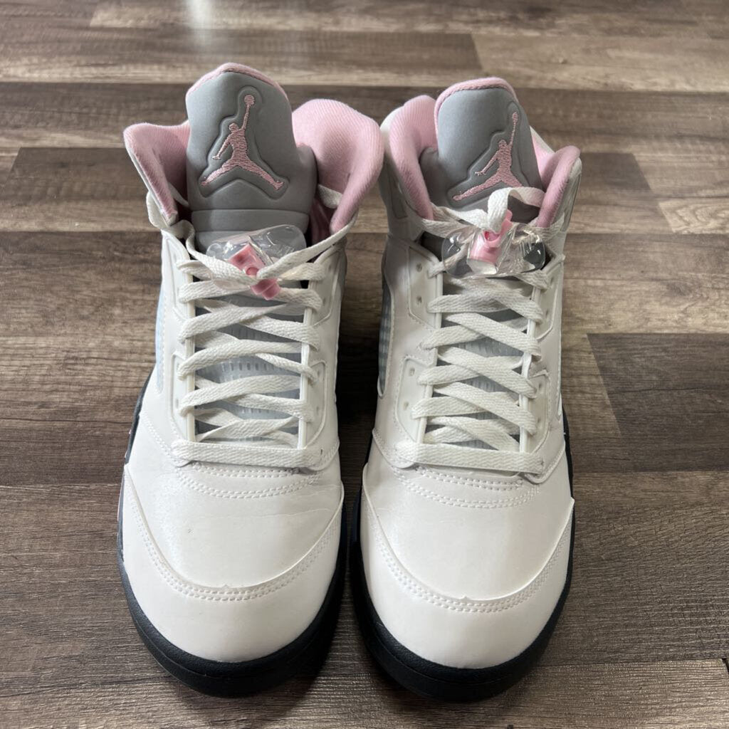 Jordan 5 white/pink size 9
