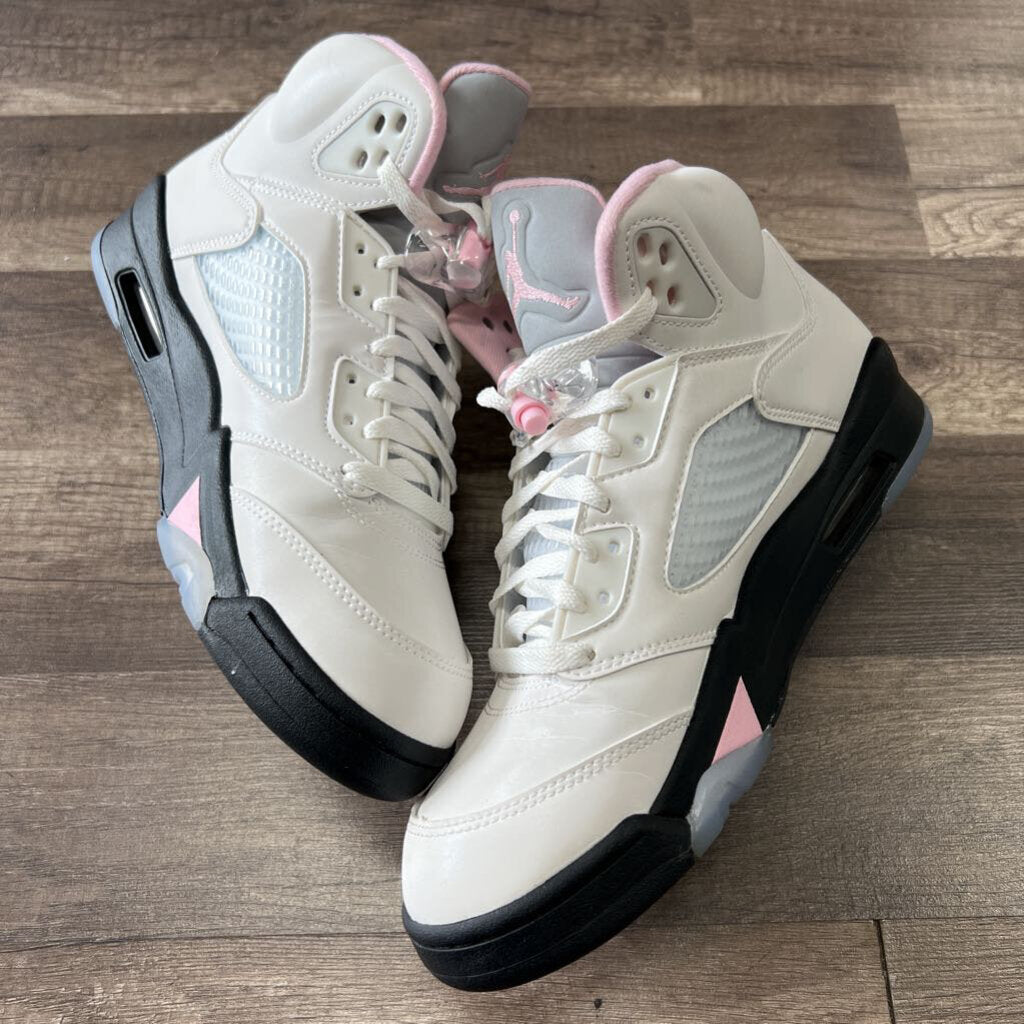 Jordan 5 white/pink size 9