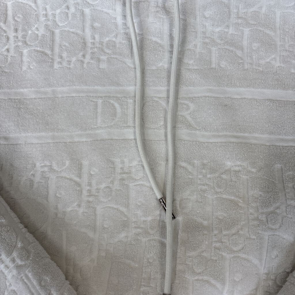Dior Towel Hoodie White