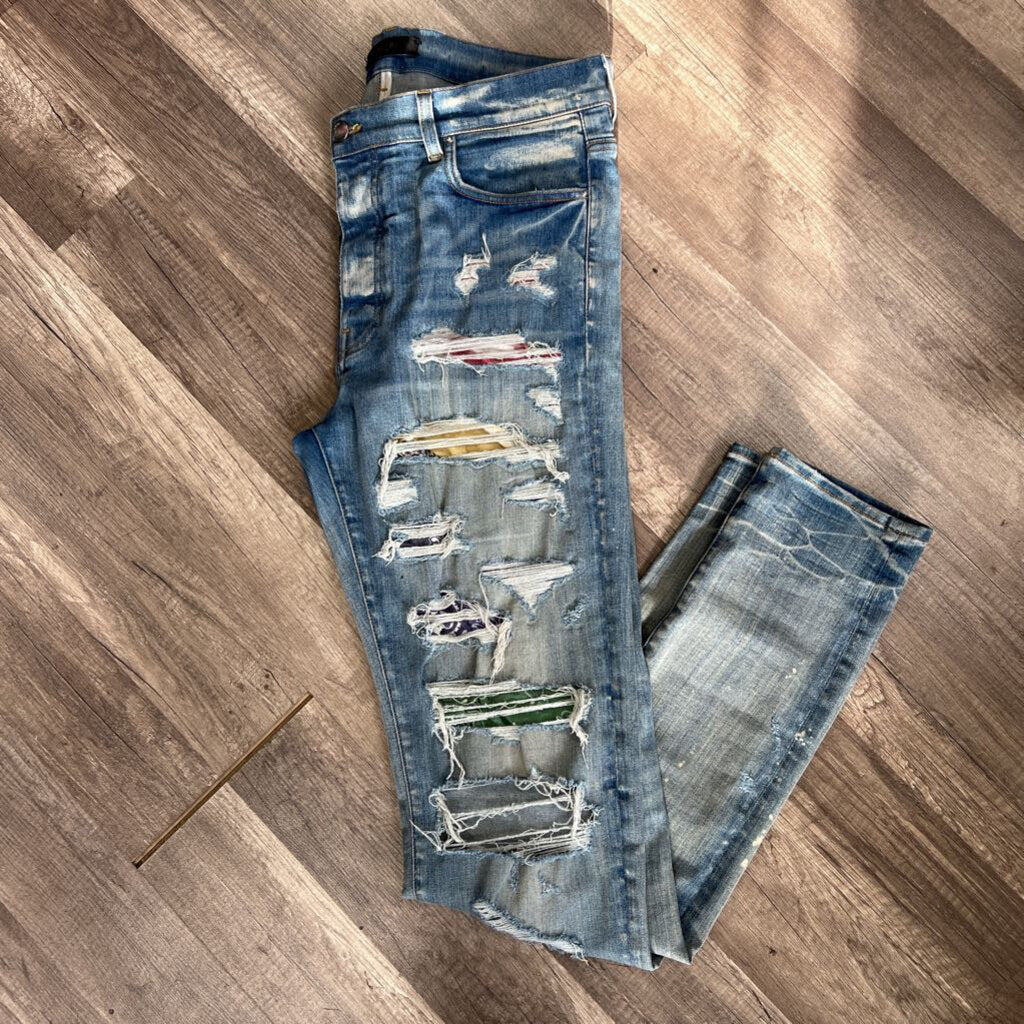 Amiri jean thrasher multicolor