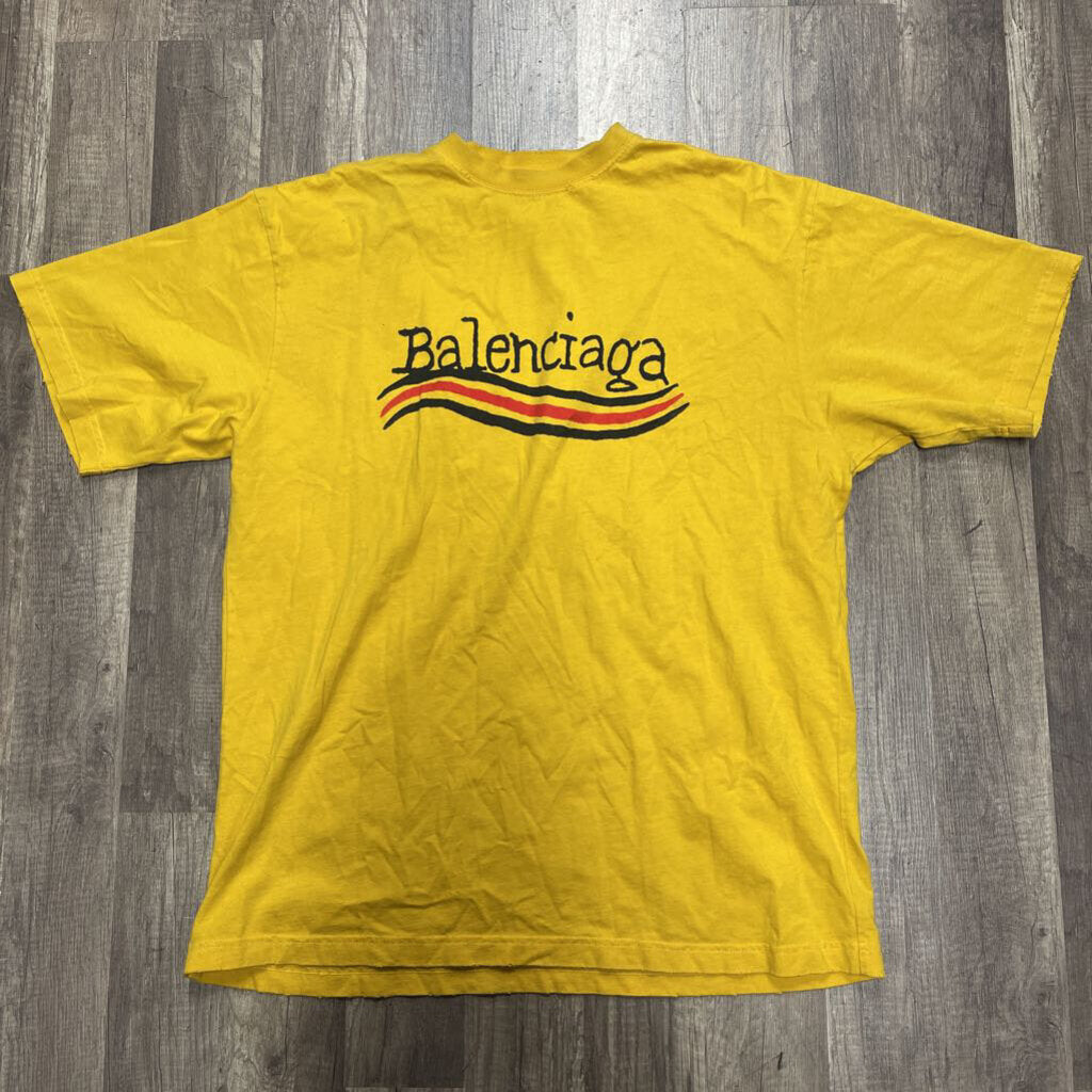 Balenciaga Campaign T-shirt Yellow