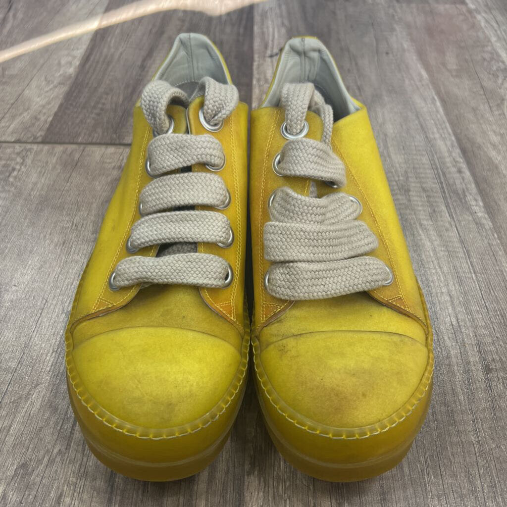 Rick Owens Leather Edfu Low Jumbo Lace (No Box)