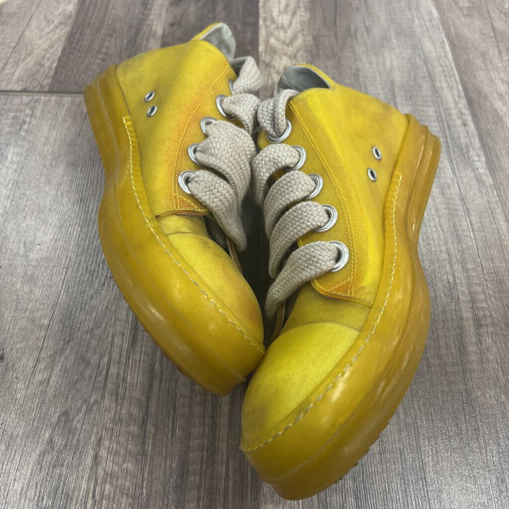 Rick Owens Leather Edfu Low Jumbo Lace (No Box)