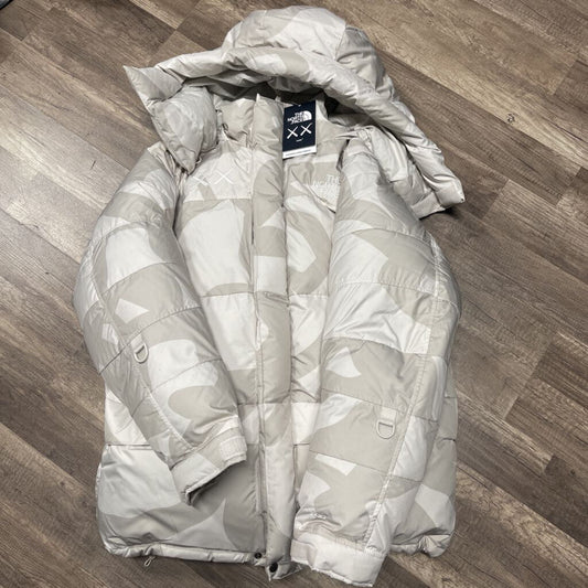 the north face jacket kaws white