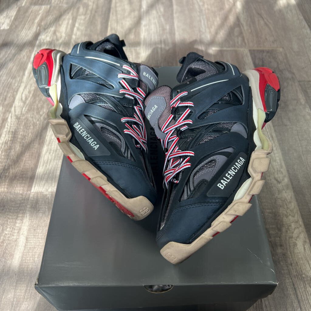 Balenciaga track black grey red