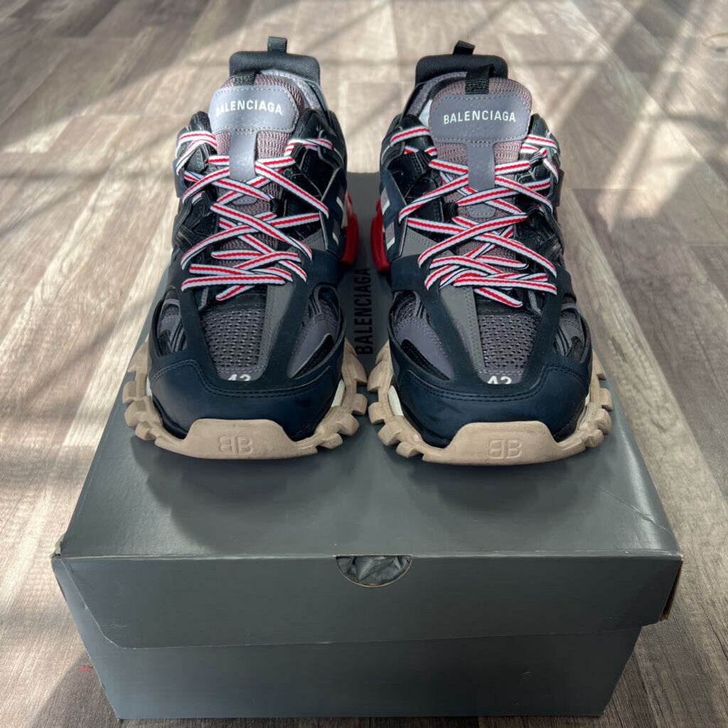 Balenciaga track black grey red