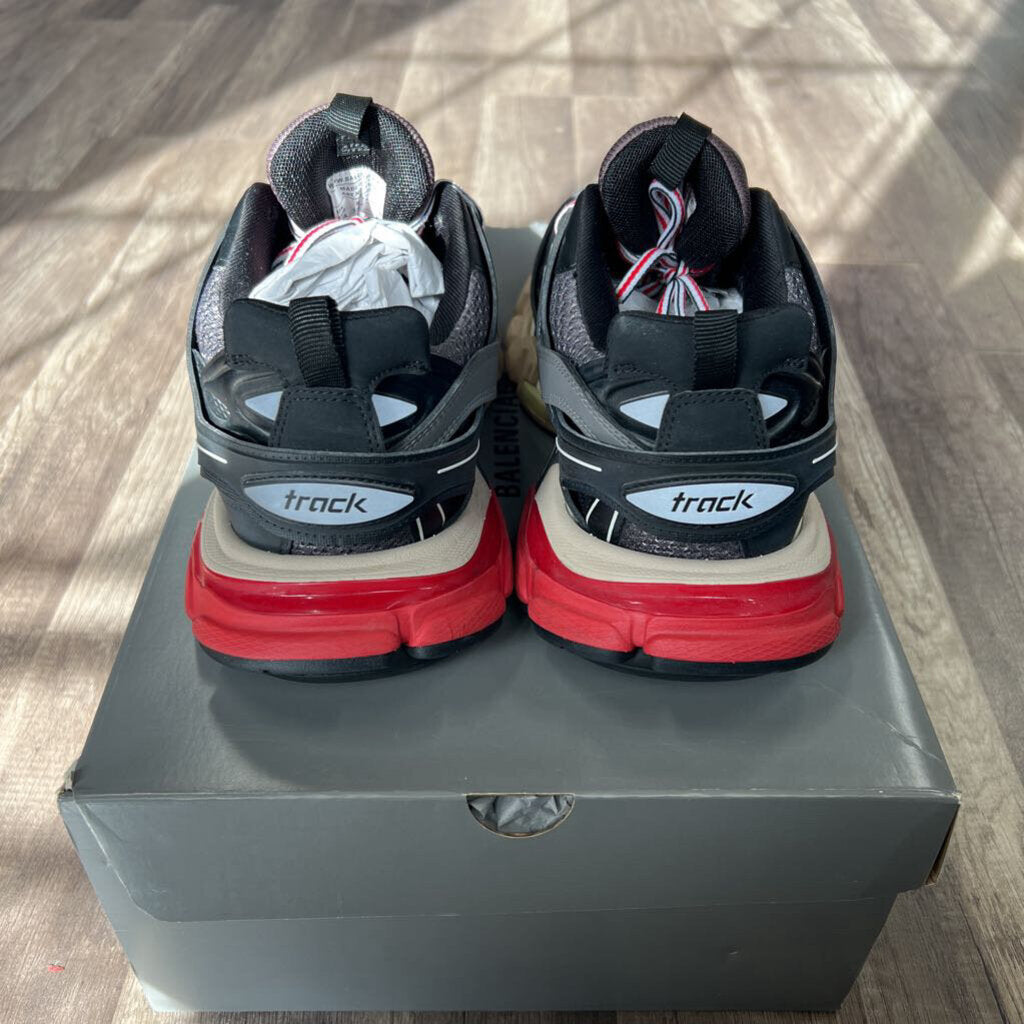 Balenciaga track black grey red