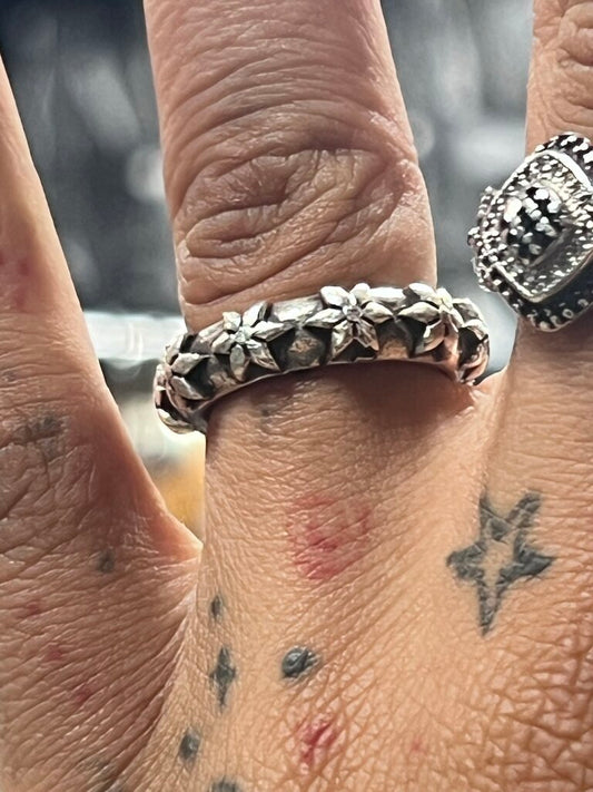 Chrome hearts star ring silver
