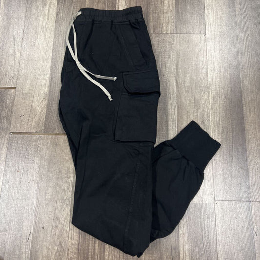 Rick Owen Black Cargo Pants