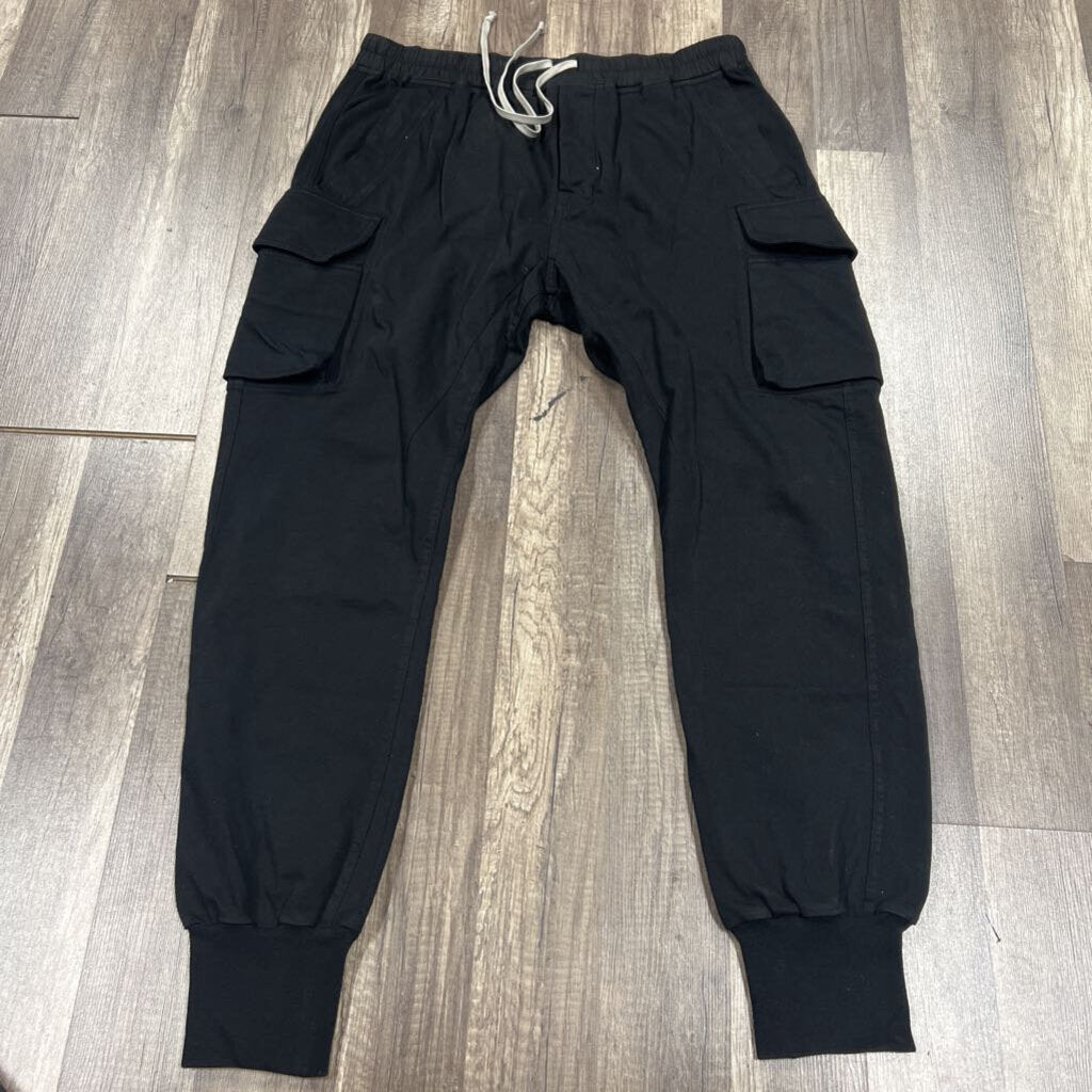 Rick Owen Black Cargo Pants