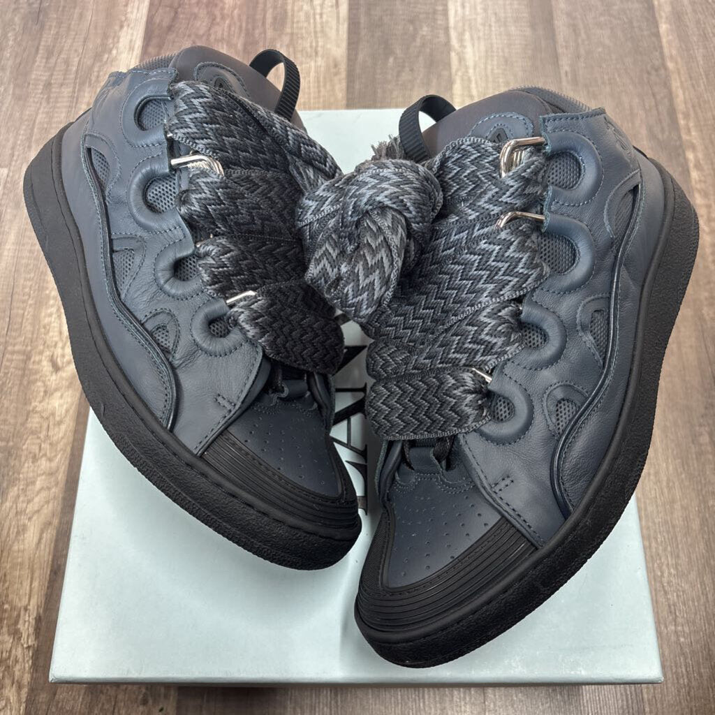 Lanvin Curb Black Navy Blue