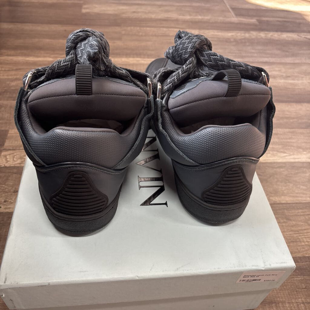 Lanvin Curb Black Navy Blue