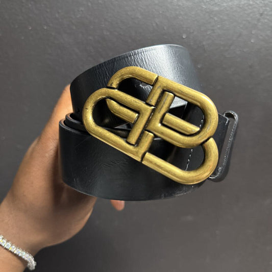 Balenciaga Belt Gold Buckle