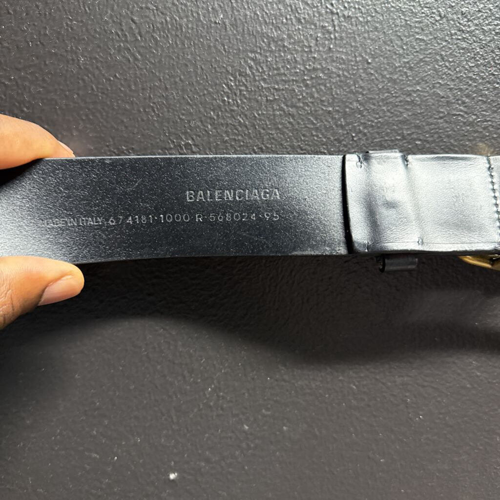 Balenciaga Belt Gold Buckle