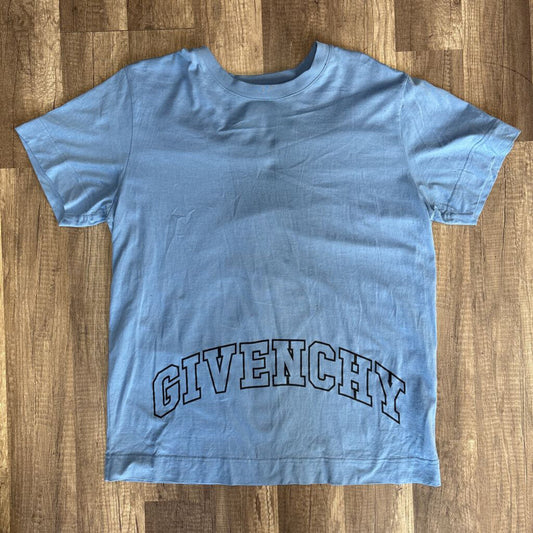 Givenchy Blue Arch Logo Tshirt