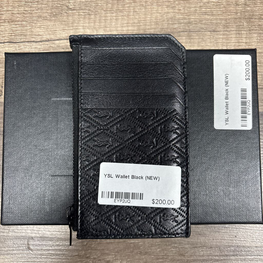 YSL Wallet Black (NEW)