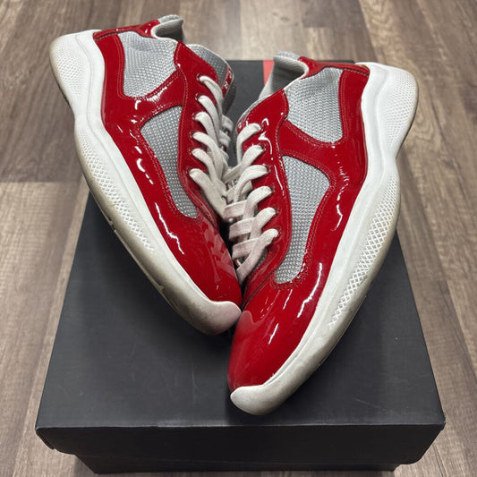 Prada America cups white red