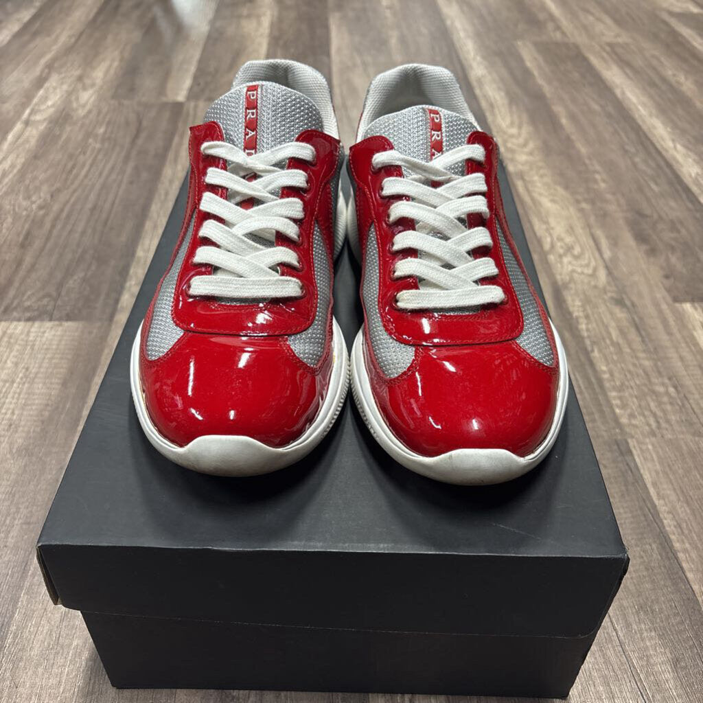 Prada America cups white red