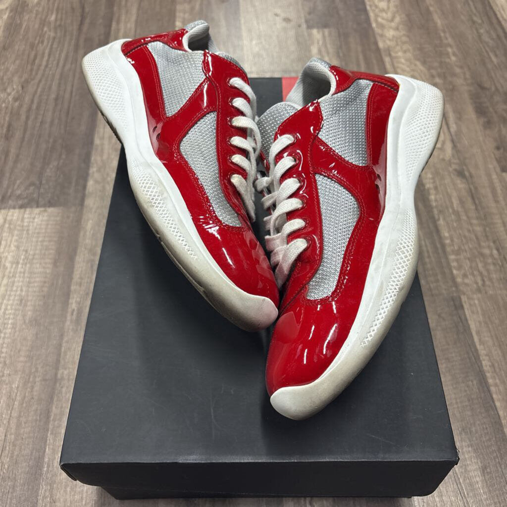 Prada America cups white red