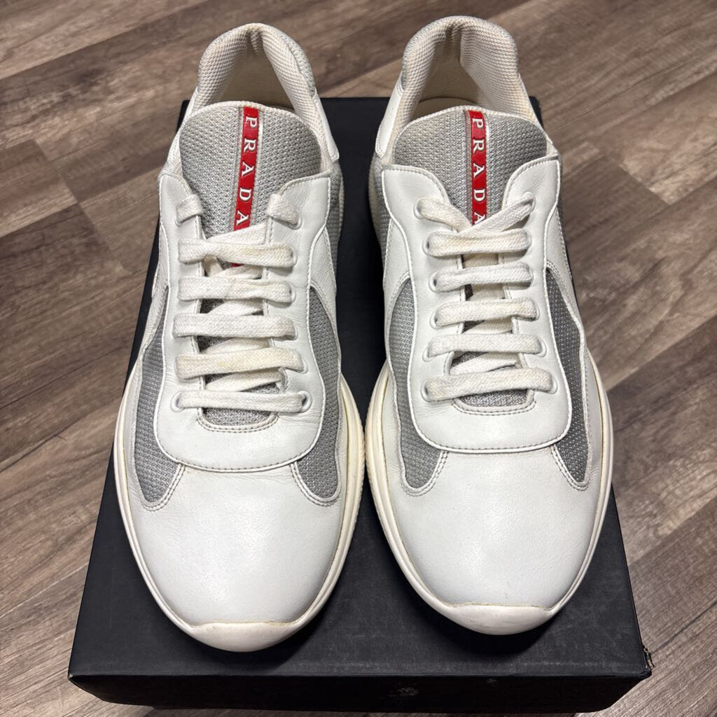 Prada America cup white grey