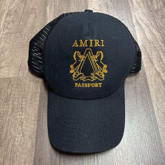 Amiri Hat Black Passport