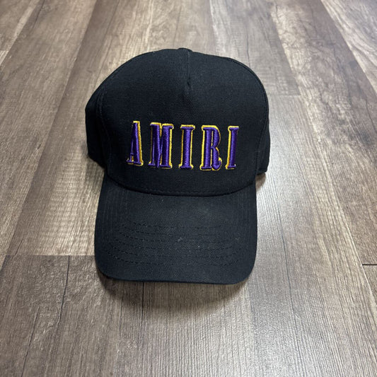 Amiri Hat Black Purple Yellow