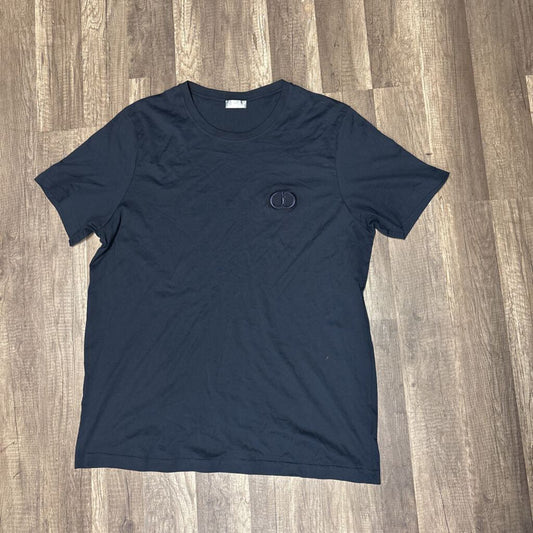 Dior T-shirt CD Logo Blue