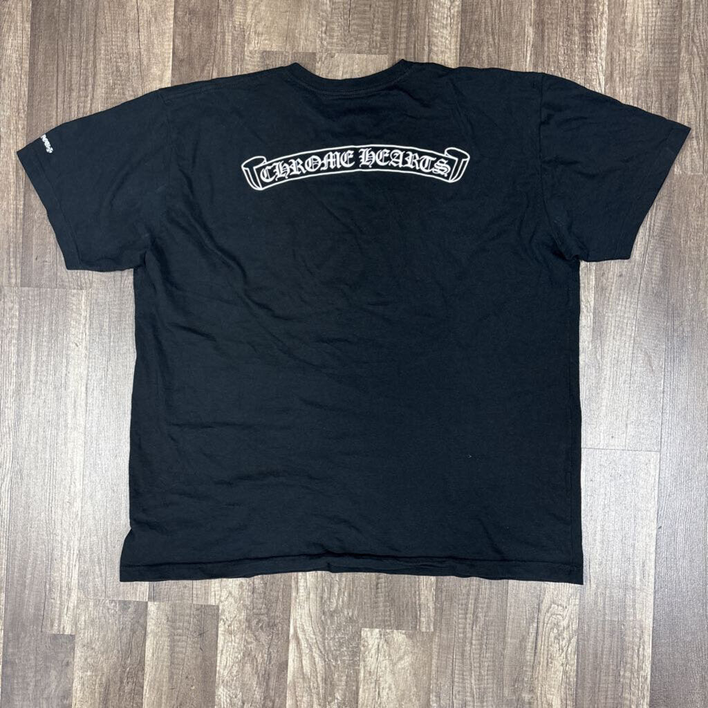 Chrome Hearts Scroll T-shirt Black