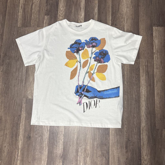 Dior Flower T-shirt White