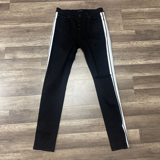 Amiri Jeans Black/White stripe
