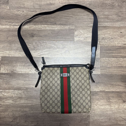 Gucci Monogram Messenger bag tan