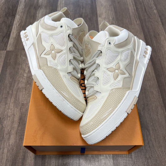 LV Louis Vuitton skate cream beige