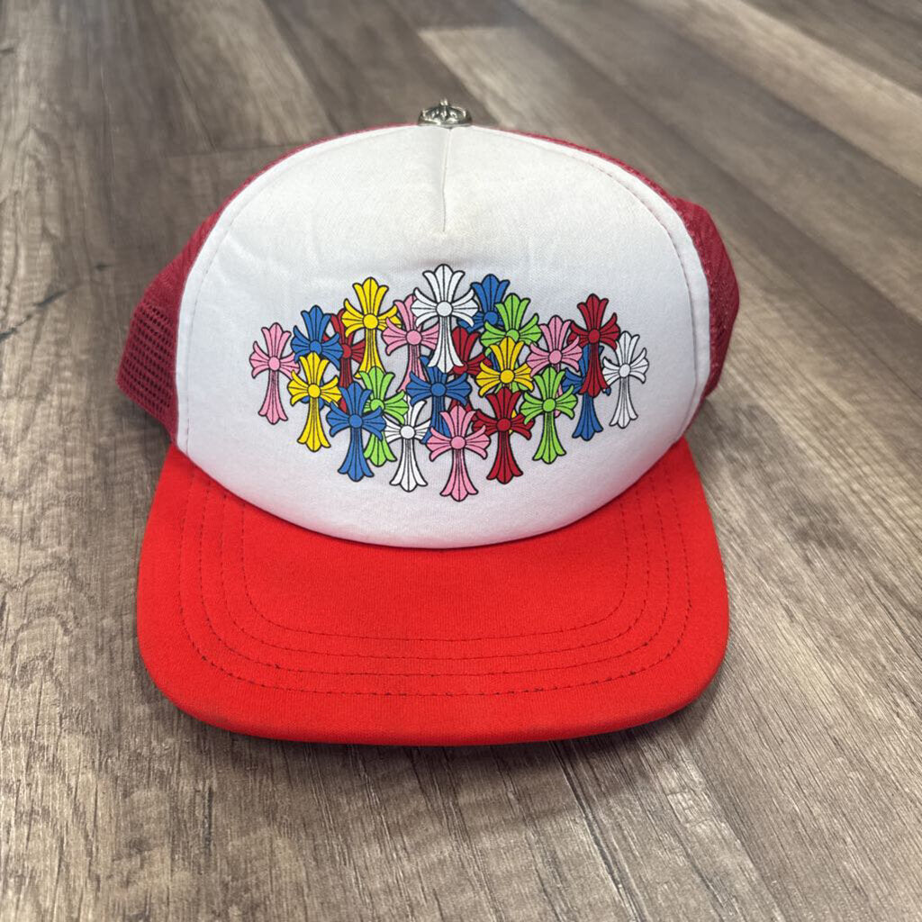 Chrome hearts Multicolor Cross trucker hat