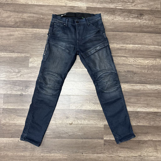 G Star Jeans 5620 3D Skinny Blue Side Zip