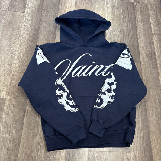 Saints logo hoodie navy blue