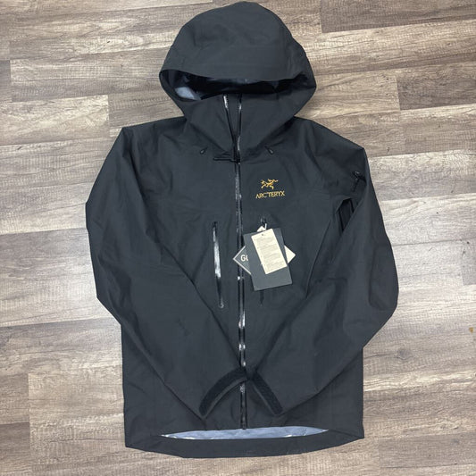 Arcteryx Alpha SV jacket black gold