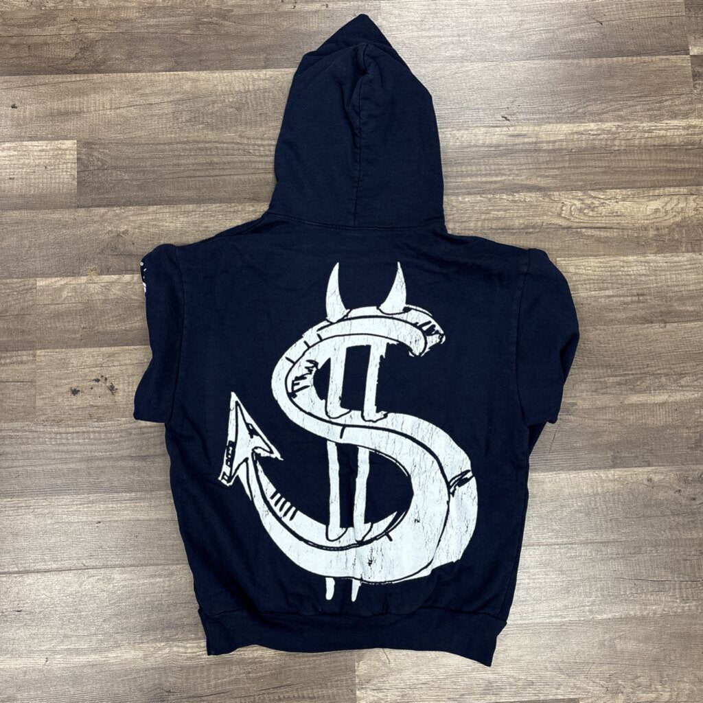 Saints Hoodie Logo Navy Blue
