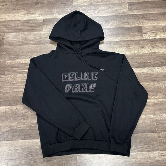 Celine Paris Hoodie bedazzled