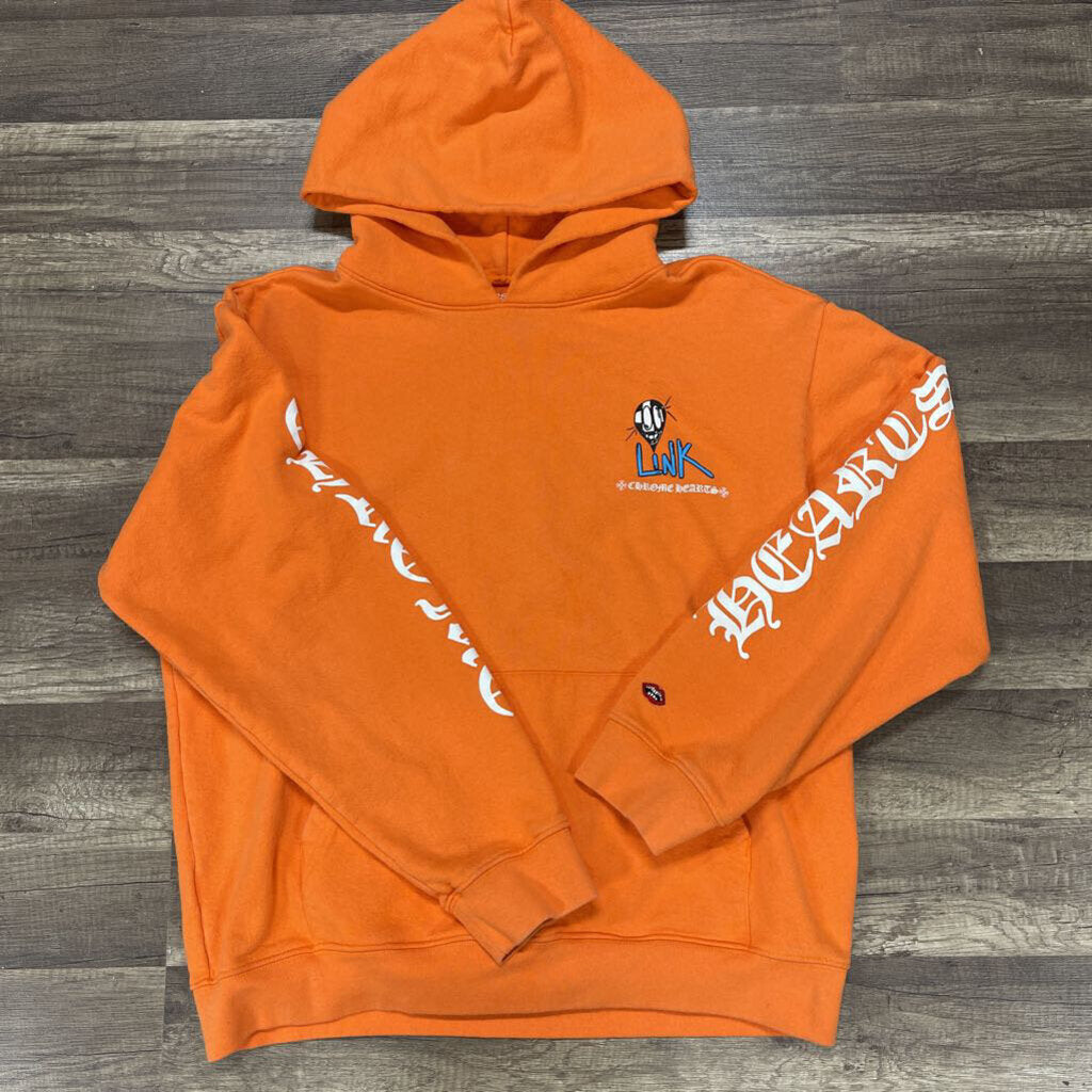 Chrome hearts Matty boy link and build hoodie peach