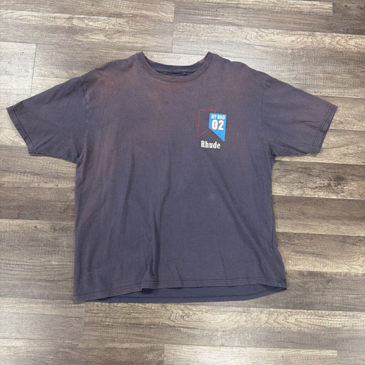 Rhude shirt off road brown blue red