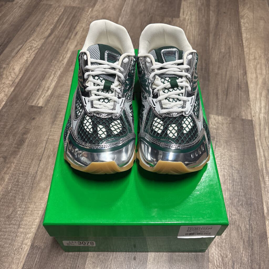 Bottega veneta green silver