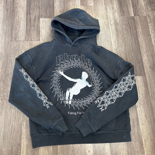 Rhude hoodie grey falling for you