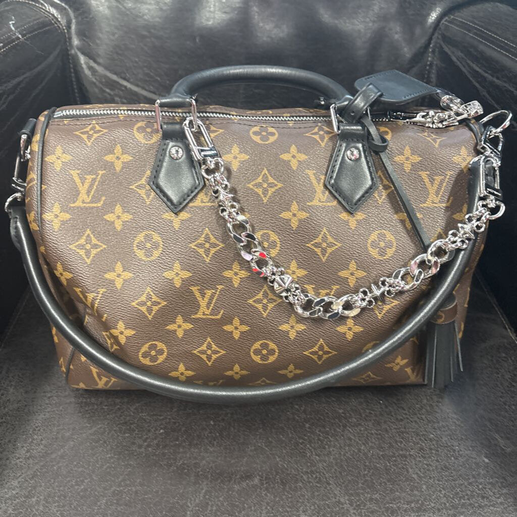 LV Louis Vuitton Speedy 30 Purse Brown